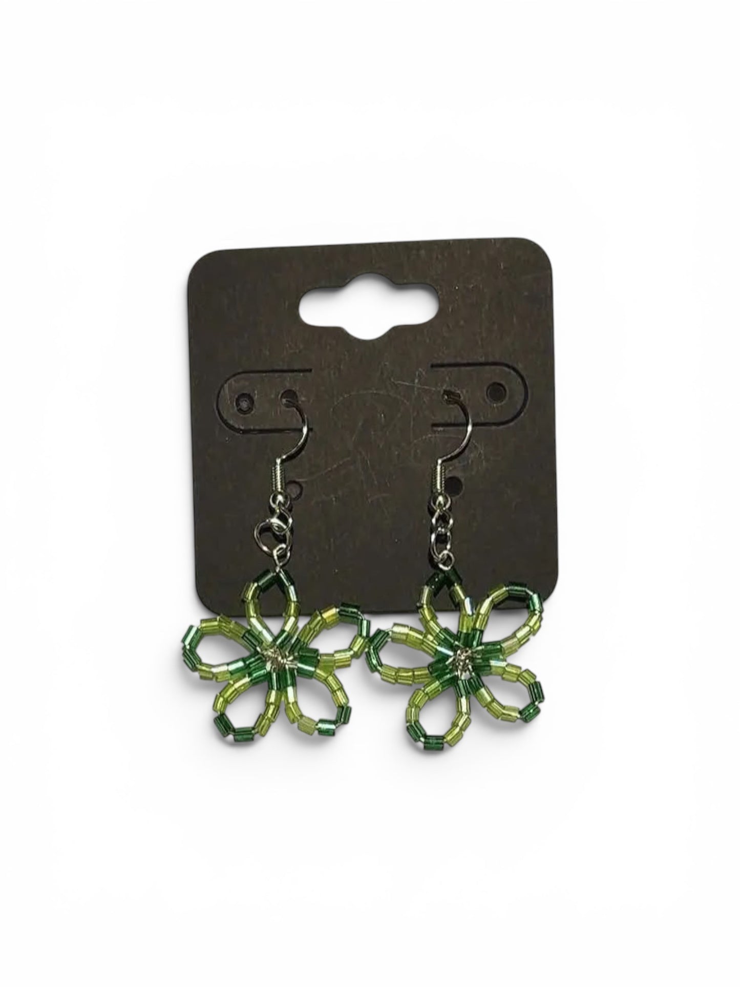 Handmade beaded Flower earrings