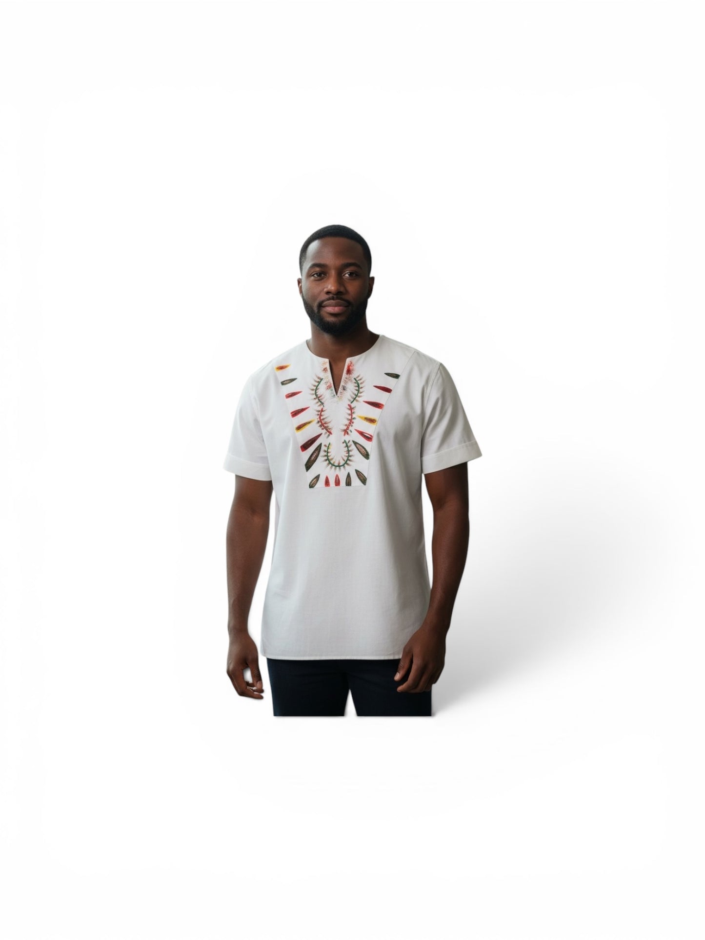 Men's Hand-Painted Shirt