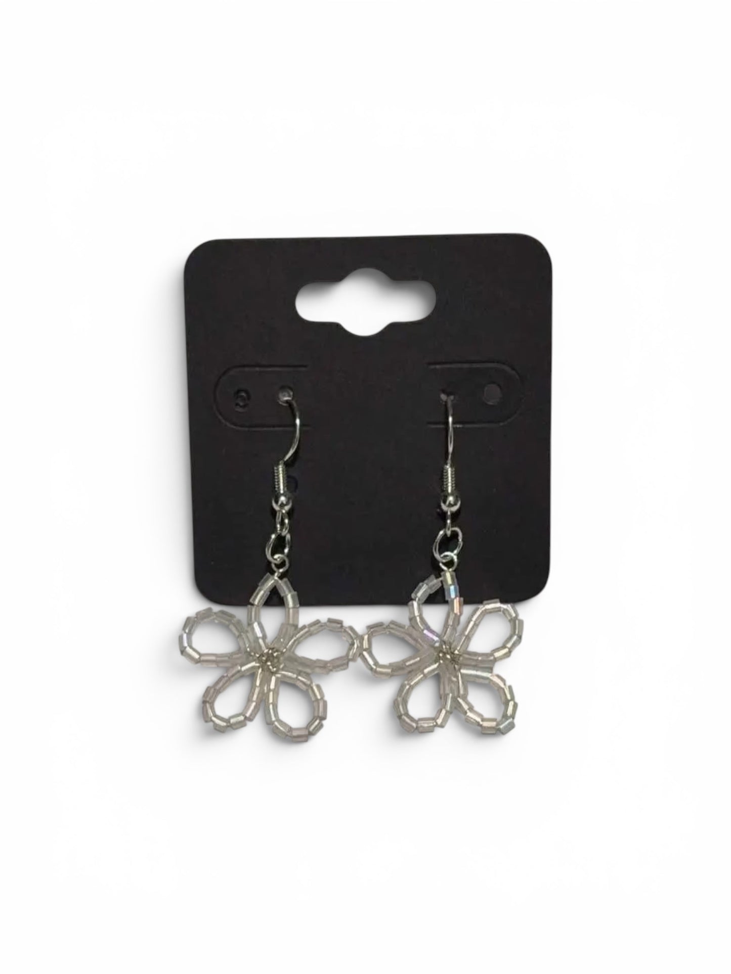 Handmade beaded Flower earrings