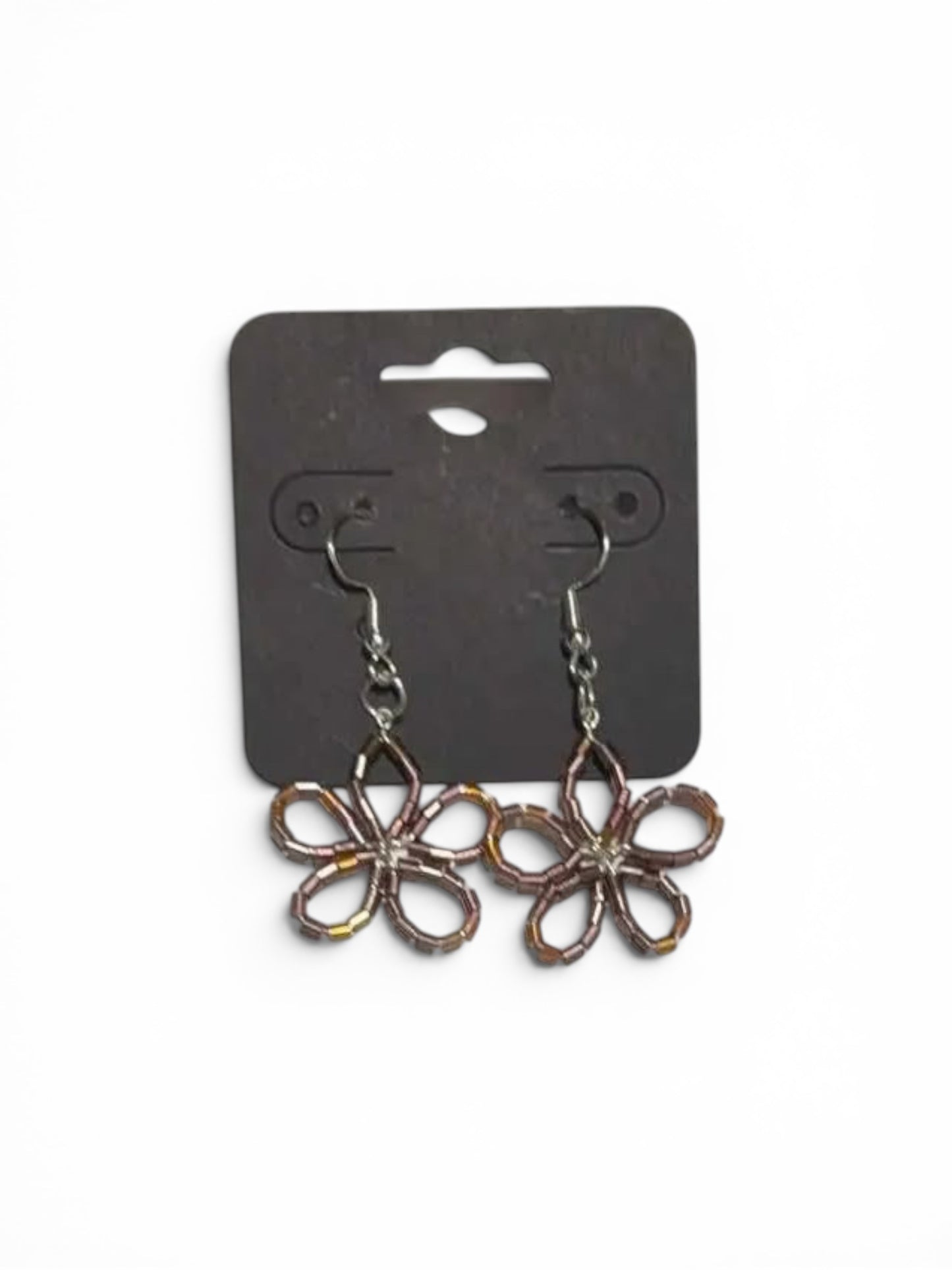 Handmade beaded Flower earrings