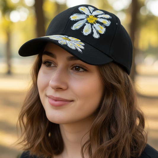 Hand-Painted Adjustable Cap