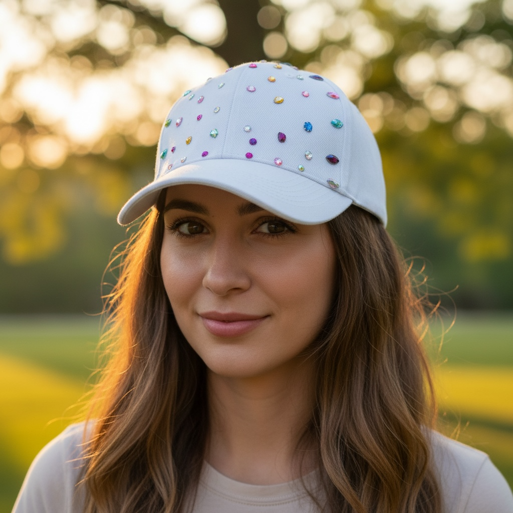 Hand-Painted Adjustable Cap