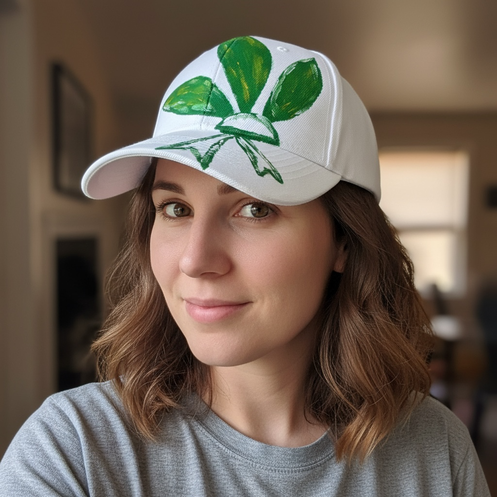 Hand-Painted Adjustable Cap